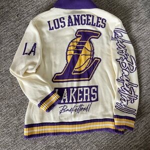 Los Angeles Lakers Jacket with Purple and Yellow Accents